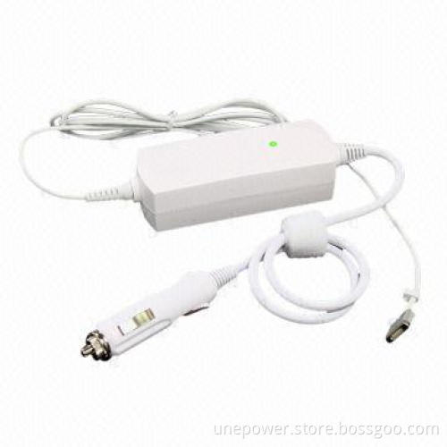 In-car charger for Apple, 14.85V, 3.05A, 45W, Magsafe I-tip, White Color